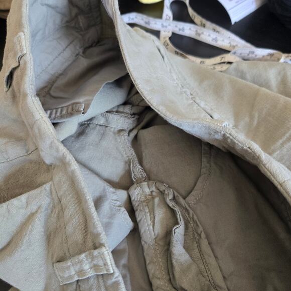 Frank & Eileen Wicklow Pants Cropped Rosemary Raw Hem Coastal Women 2 - Picture 9 of 12